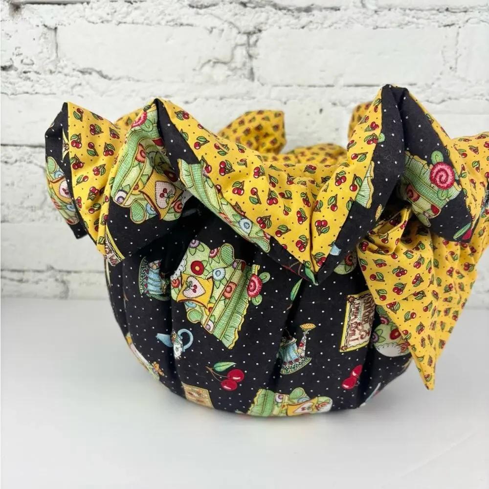 Vintage Y2K Mary Engelbreit Home Sweet Home Fabric Basket